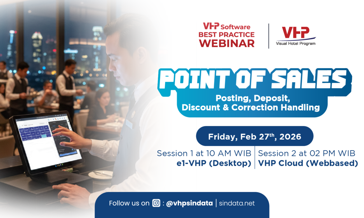 VHP Software Best Practice Webinar – Outlet POS Posting, Deposit, Discount & Correction Handling